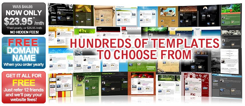 many of templates to choose from many of templates to choose from